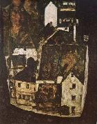 Egon Schiele Dead City oil painting